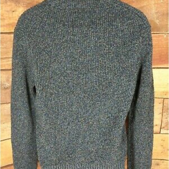 NWOT- American Eagle Shawl Collar Sweater Pullover Blue‎ Wool Blend - Picture 9 of 9